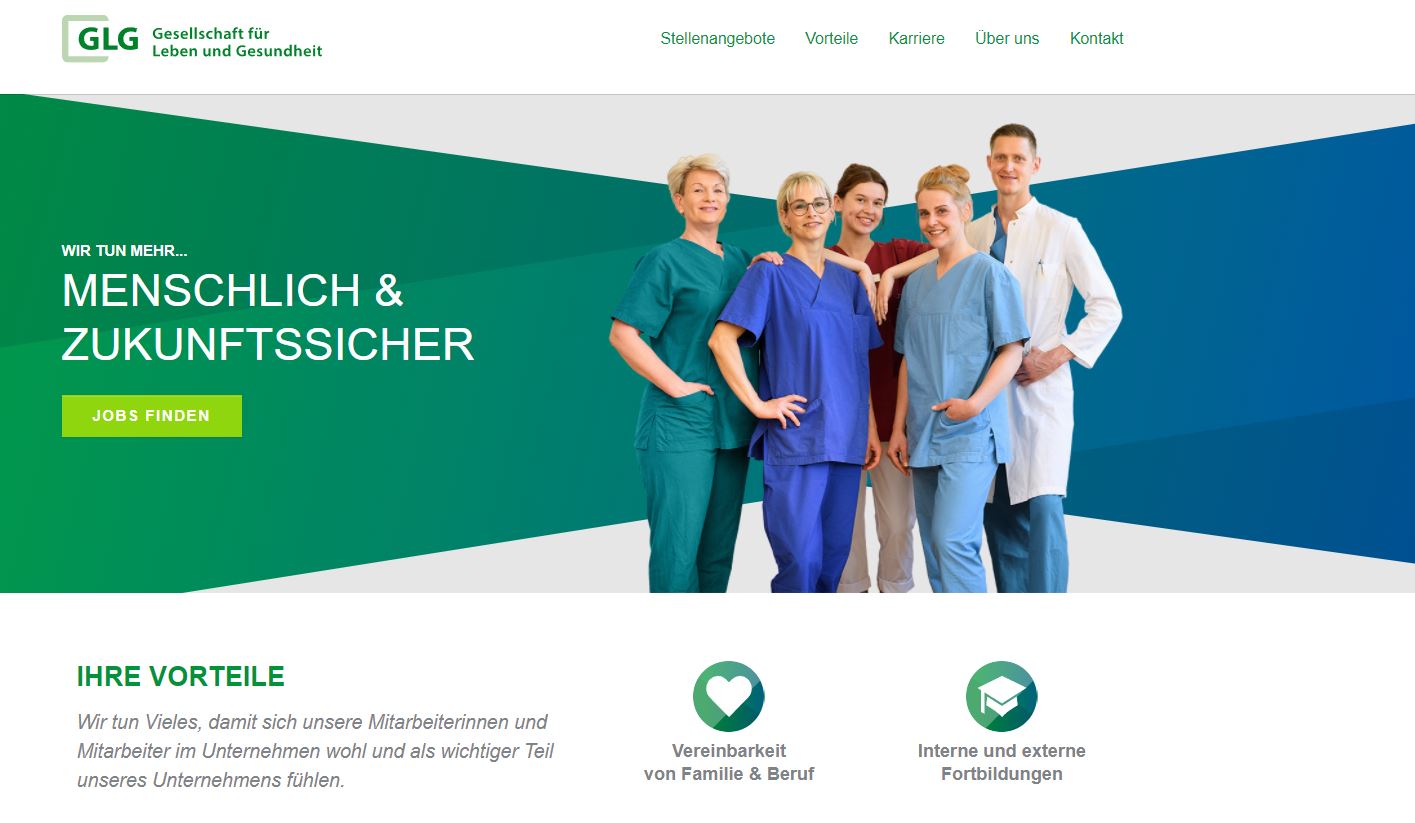 Gesellschaft F r Leben Und Gesundheit Neues Karriereportal Der GLG Ist 