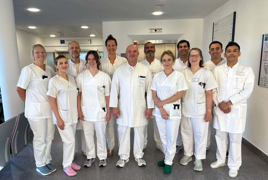 Das Team der Klinik für Allgemein-, Viszeral-, Thorax- und Gefäßchirurgie